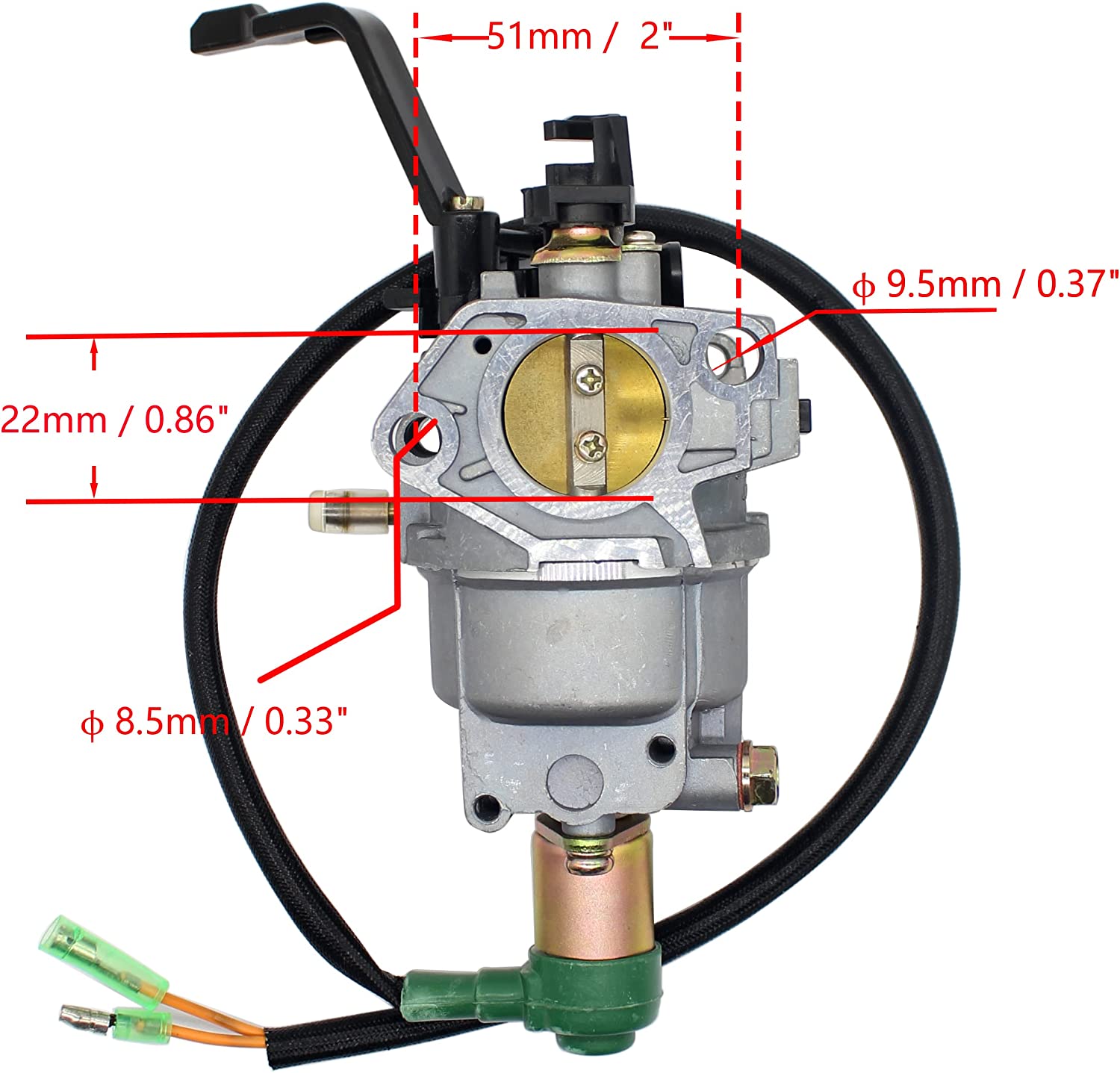 P27-1D Vergaser für Generac GP5000 GP5500 GP6500(E) Champion Generator