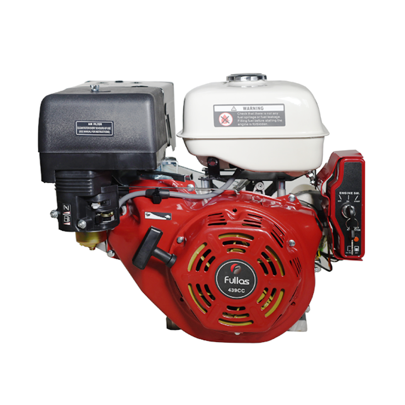 Horizontaler Einzylinder-Benzinmotor mit 16,5 PS und 439 cm³